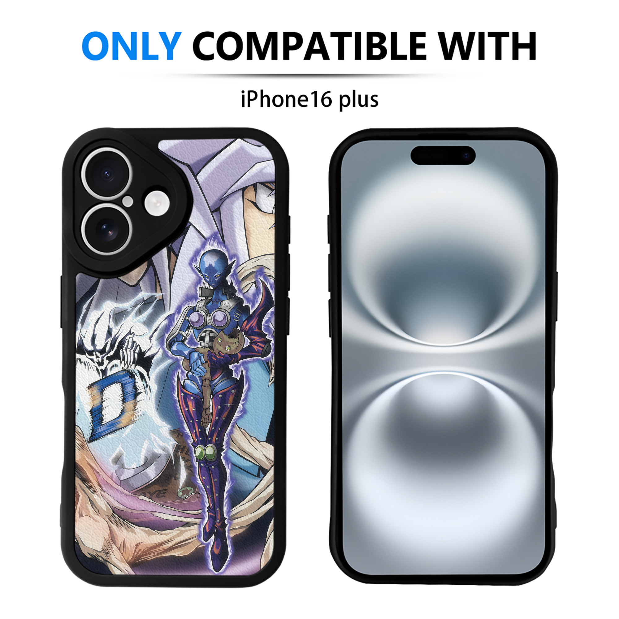 （画像用） 遊☆戯☆王 Yu-Gi-Oh! 【iPhone 16シリーズ対応】シリコンスマホケース（レザー調） 材質：シリコン